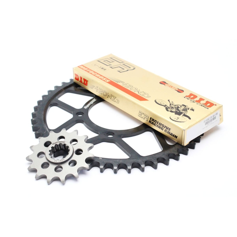 Kit de lant D.I.D + SUPERSPROX NZ3 SDH serie in gold/black color