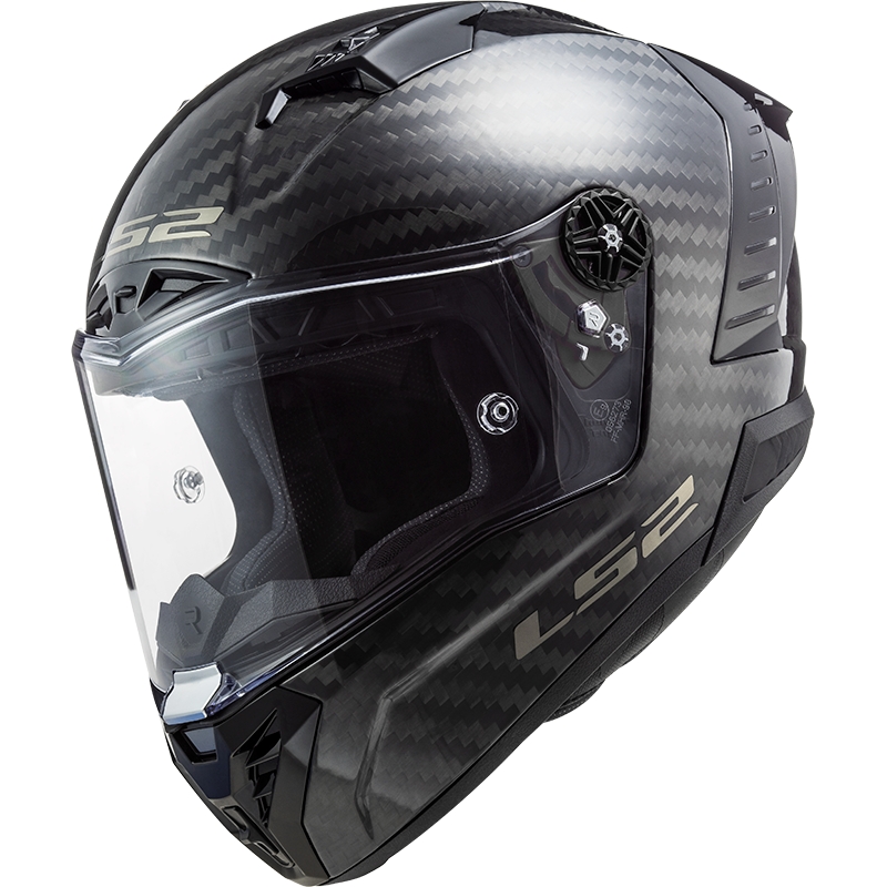 LS2 FF805 Thunder Thunder Carbon Black Gloss Casca de motocicletă integrală LS2 FF805
