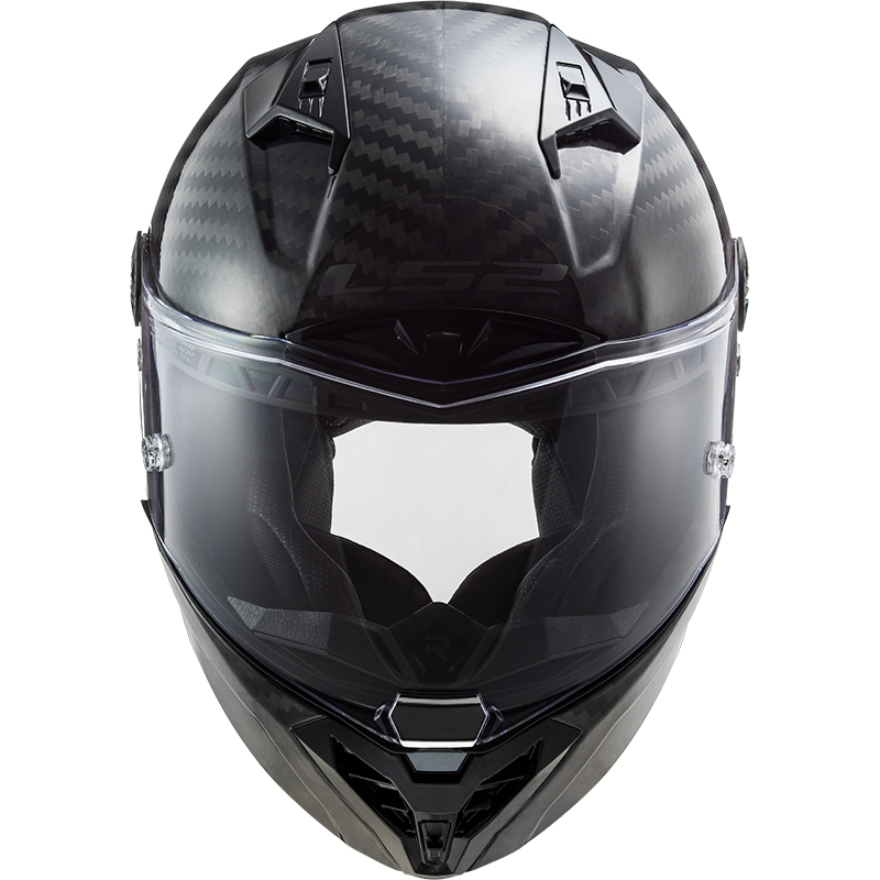 LS2 FF805 Thunder Thunder Carbon Black Gloss Casca de motocicletă integrală LS2 FF805