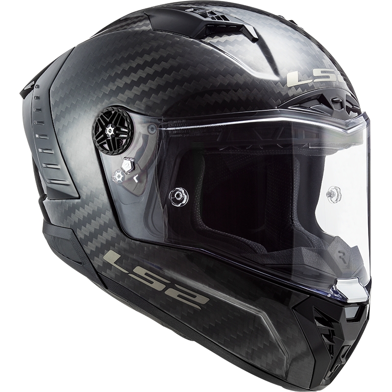 LS2 FF805 Thunder Thunder Carbon Black Gloss Casca de motocicletă integrală LS2 FF805