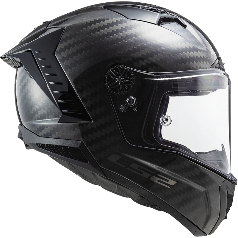 LS2 FF805 Thunder Thunder Carbon Black Gloss Casca de motocicletă integrală LS2 FF805