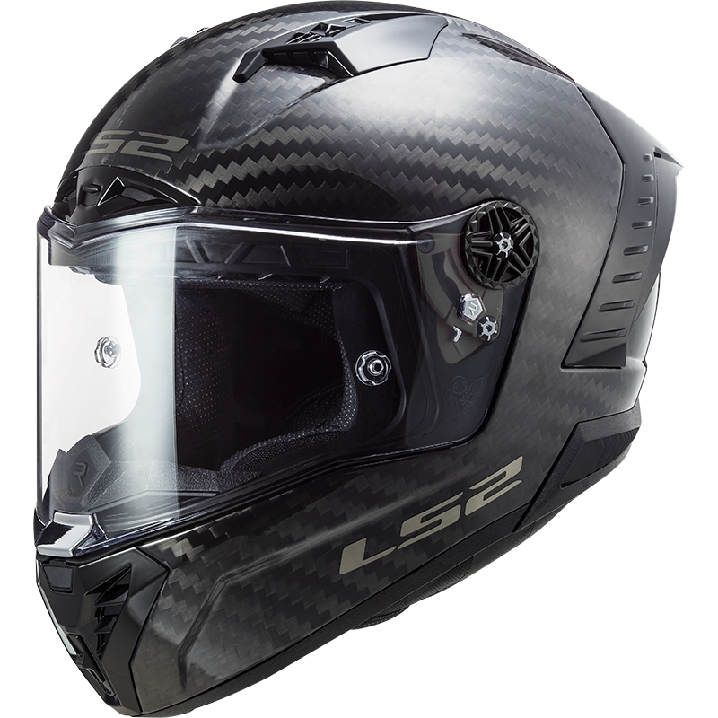LS2 FF805 Thunder Thunder Carbon Black Gloss Casca de motocicletă integrală LS2 FF805