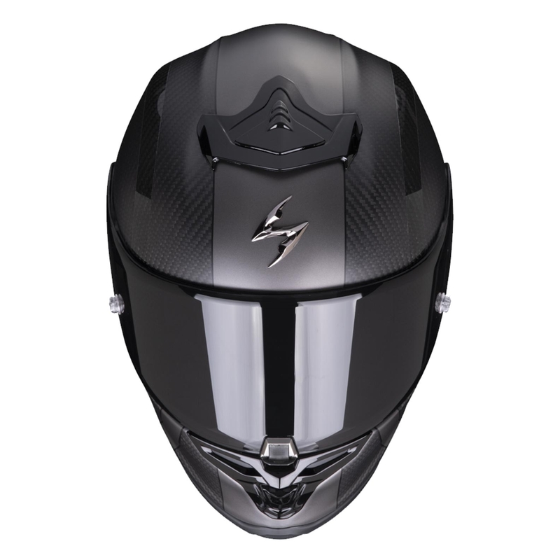 Cască integrală Scorpion EXO-R1 EVO Carbon Air MG negru-argintiu
