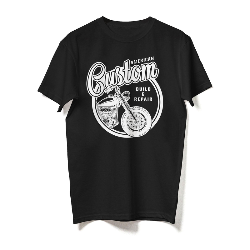 Tricou RSA American Custom negru