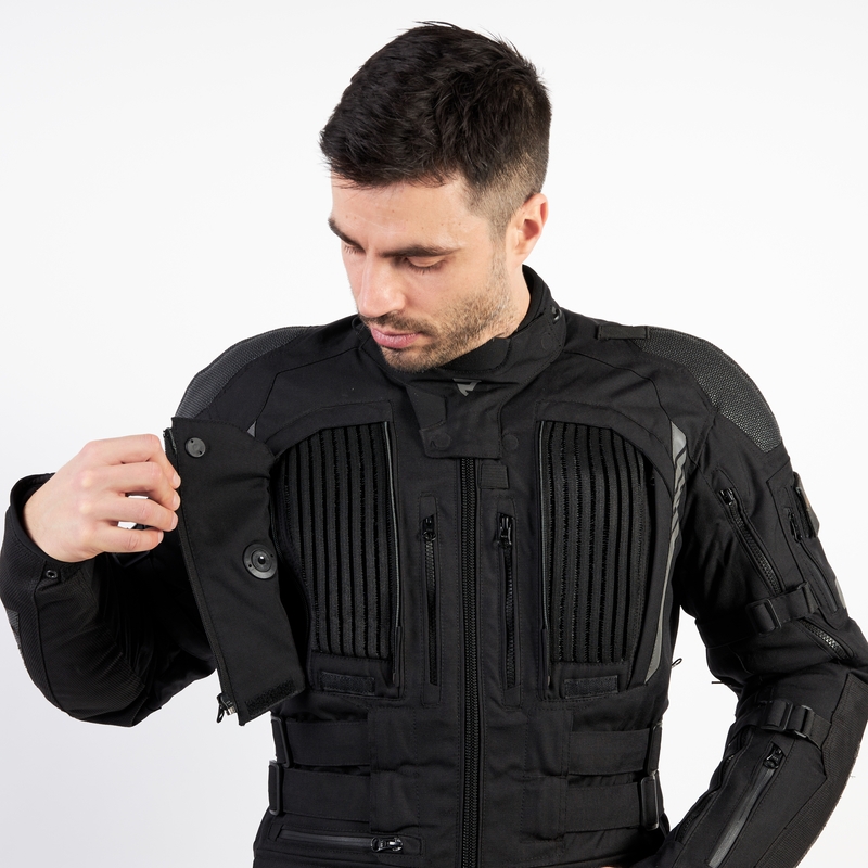 Rebelhorn Patrol jachetă de motocicletă neagră