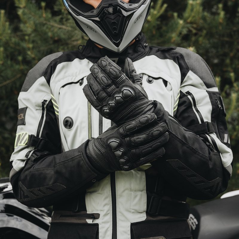 Mănuși de motocicletă Rebelhorn Patrol Short Black