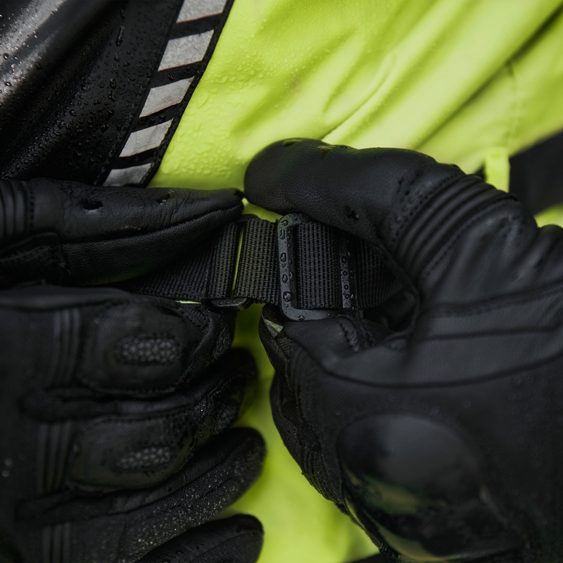 Jachetă de ploaie Moto Rebelhorn Patrol galben fluo-negru