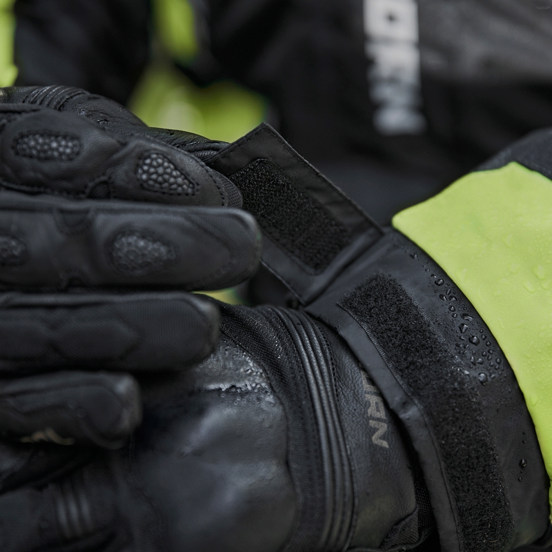 Jachetă de ploaie Moto Rebelhorn Patrol galben fluo-negru