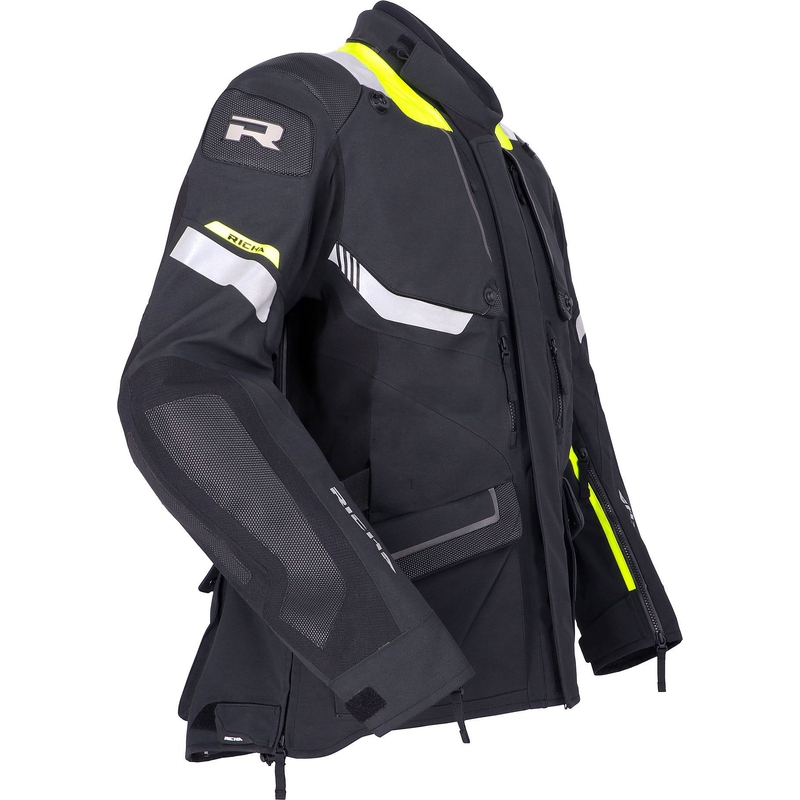 Jachetă pentru motociclete RICHA Armada GTX Pro negru-galben-fluo lichidare
