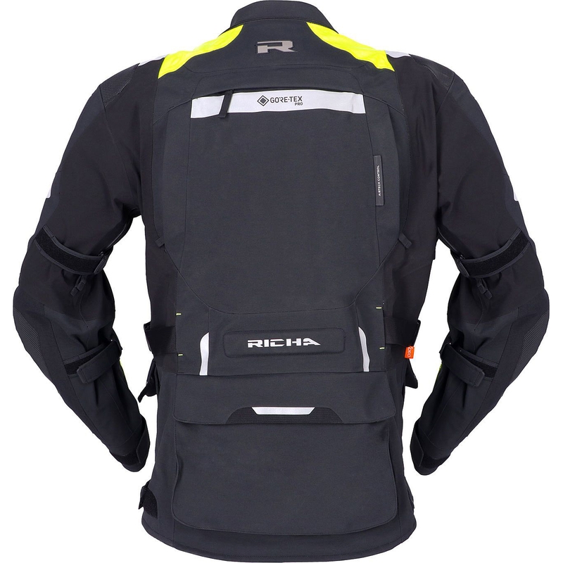 Jachetă pentru motociclete RICHA Armada GTX Pro negru-galben-fluo lichidare