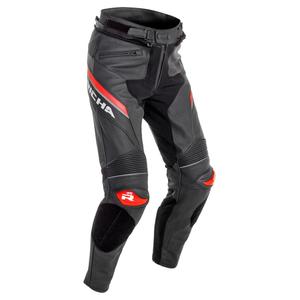 Pantaloni pentru motociclete RICHA Viper 2 Street negru-roșu lichidare výprodej