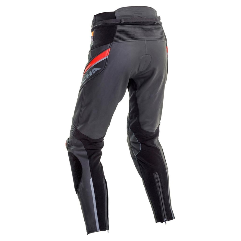 Pantaloni pentru motociclete RICHA Viper 2 Street negru-roșu lichidare