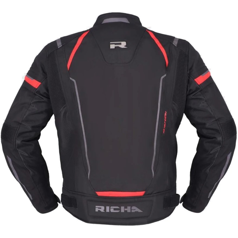 Jachetă pentru motociclete RICHA Airstream 3 negru-roșu lichidare