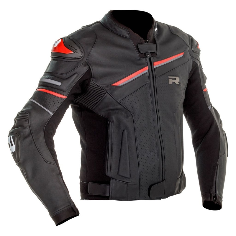 Jachetă pentru motociclete RICHA Mugello 2 negru-roșu lichidare