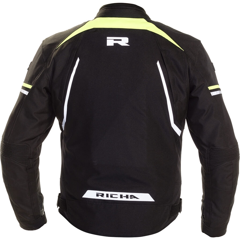 Jachetă pentru motociclete RICHA Gotham 2 negru-galben-fluo lichidare