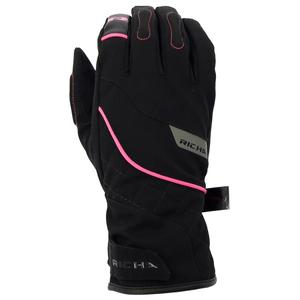 Mănuși de motocicletă pentru femei RICHA Tina 2 WP negru și roz lichidare