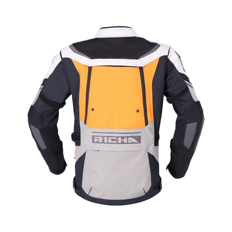 Jachetă pentru motociclete RICHA Infinity 2 Adventure gri-portocaliu lichidare