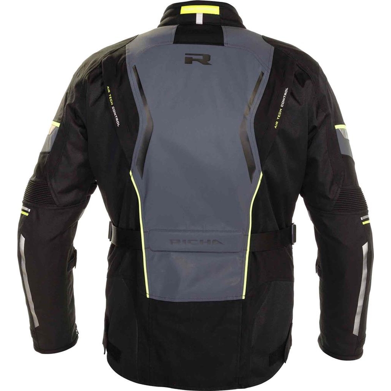 Jachetă pentru motociclete RICHA Infinity 2 Flare gri-galben-fluo lichidare