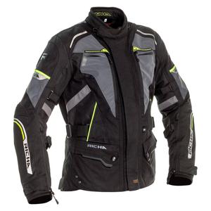 Jachetă de motocicletă RICHA Infinity 2 Flare pentru femei, gri-galben-fluo lichidare