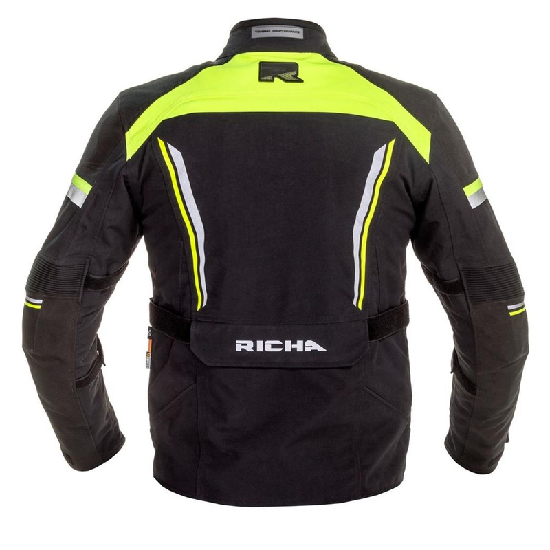 Jachetă pentru motociclete RICHA Infinity 2 Pro negru-galben-fluo lichidare