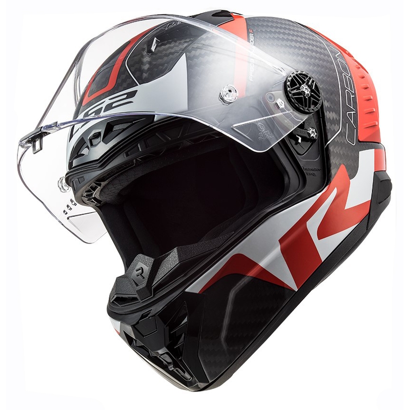 LS2 FF805 Thunder C Racing1 cască de motocicletă integrală LS2 FF805 Thunder C Racing1 negru-alb-roșu