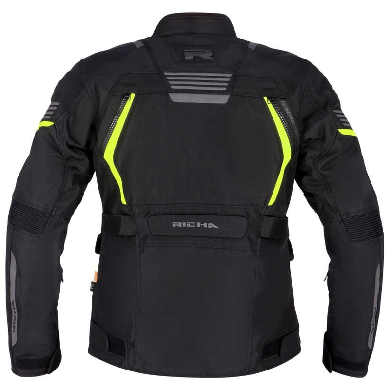 Jachetă de motocicletă pentru femei RICHA Phantom 3 negru-galben-fluo lichidare
