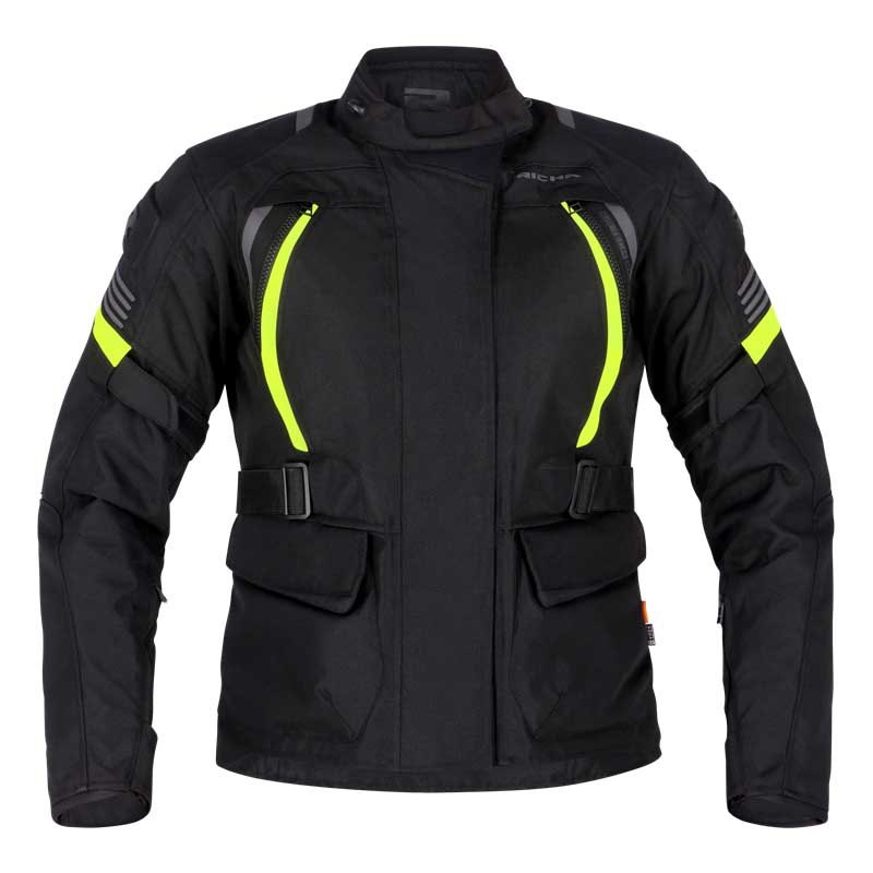 Jachetă de motocicletă pentru femei RICHA Phantom 3 negru-galben-fluo lichidare