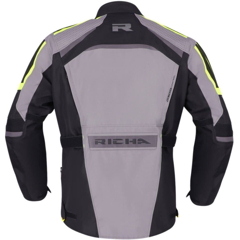 Jachetă pentru motociclete RICHA Tundra negru-gri-galben-fluo lichidare