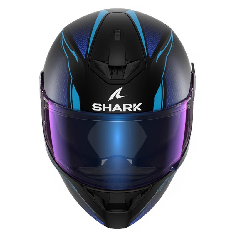 Cască integrală pentru motociclete SHARK D-SKWAL 2 Cadium negru-albastru-violet mată