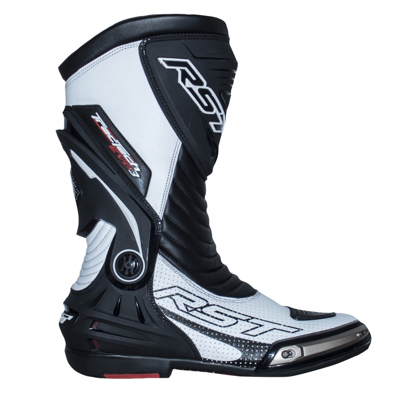 RST Tractech Evo III Sport CE negru și alb cizme de motocicletă RST Tractech Evo III Sport CE lichidare
