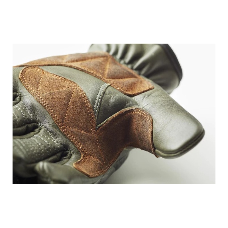 Mănuși de motocicletă Fuel Rodeo verde-maro