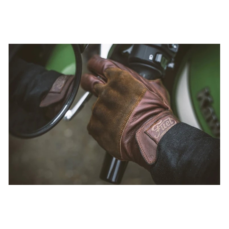 Mănuși de motocicletă Fuel Rodeo maro