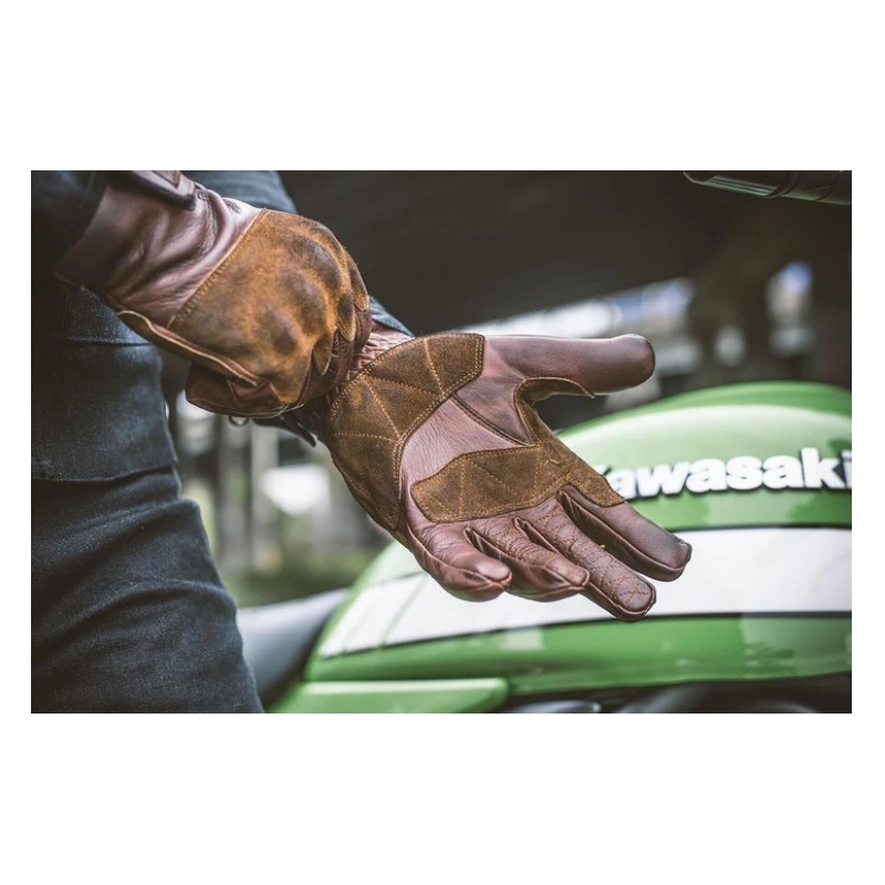 Mănuși de motocicletă Fuel Rodeo maro