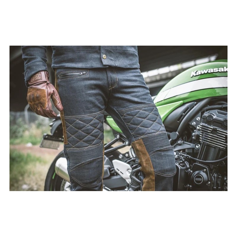 Mănuși de motocicletă Fuel Rodeo maro