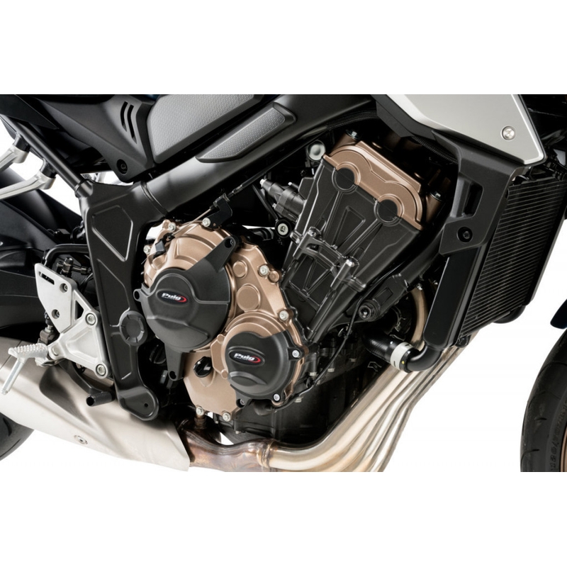 Engine protective covers PUIG Negru