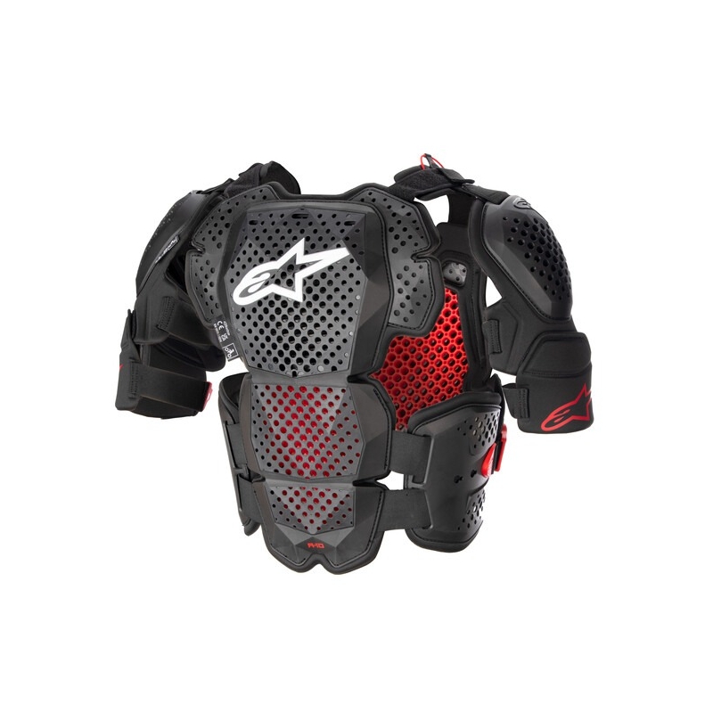 Protecție de corp Alpinestars A-10 2 negru-antracit-roșu