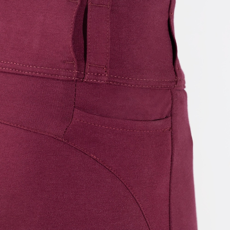 Pantaloni Oxford Super Leggings 2.0 burgundy pentru femei lichidare