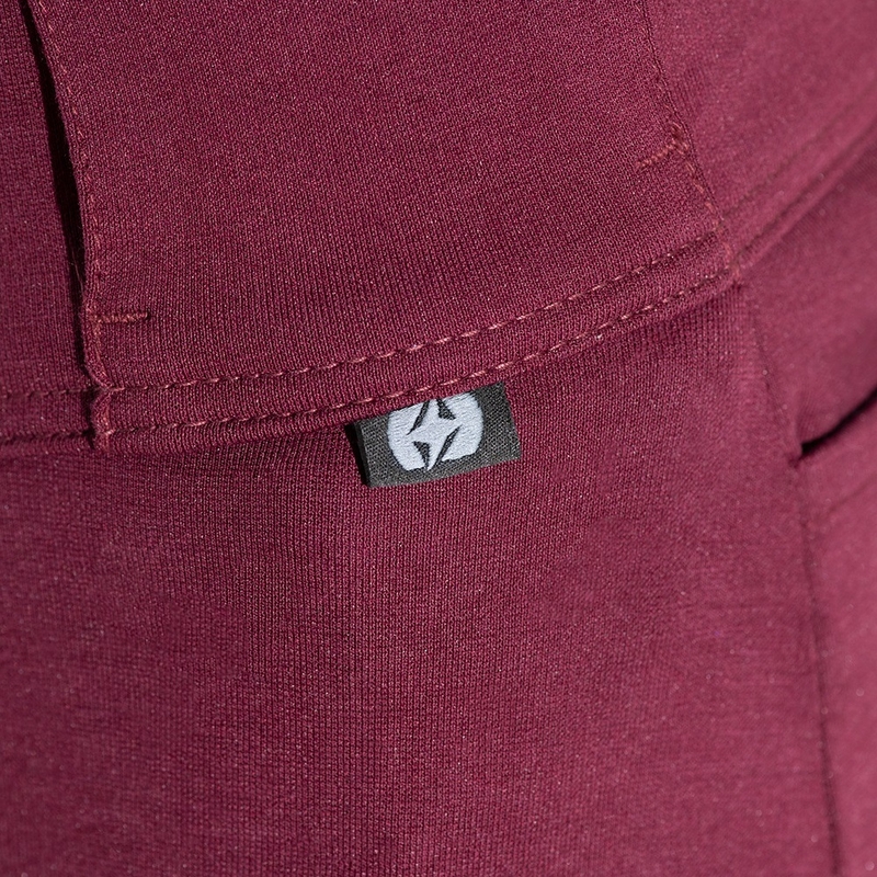 Pantaloni Oxford Super Leggings 2.0 burgundy pentru femei lichidare