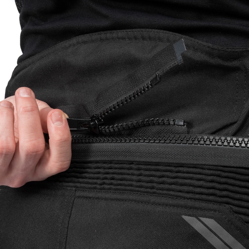 Pantaloni de motocicletă Ozone Union II negru scurt lichidare