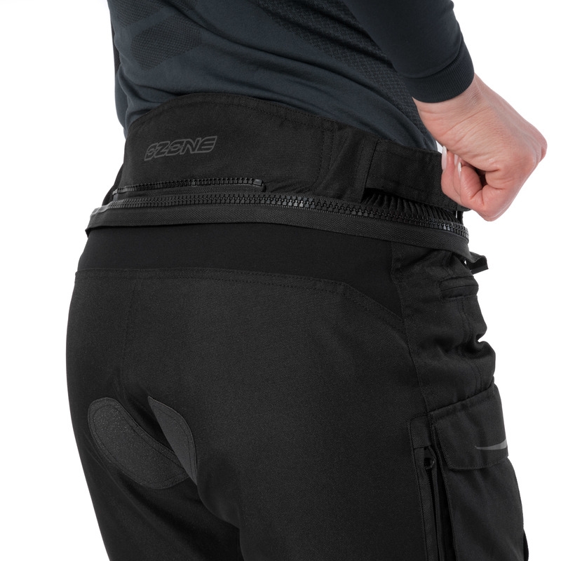Pantaloni de motocicletă Ozone Union II Negru pentru femei lichidare