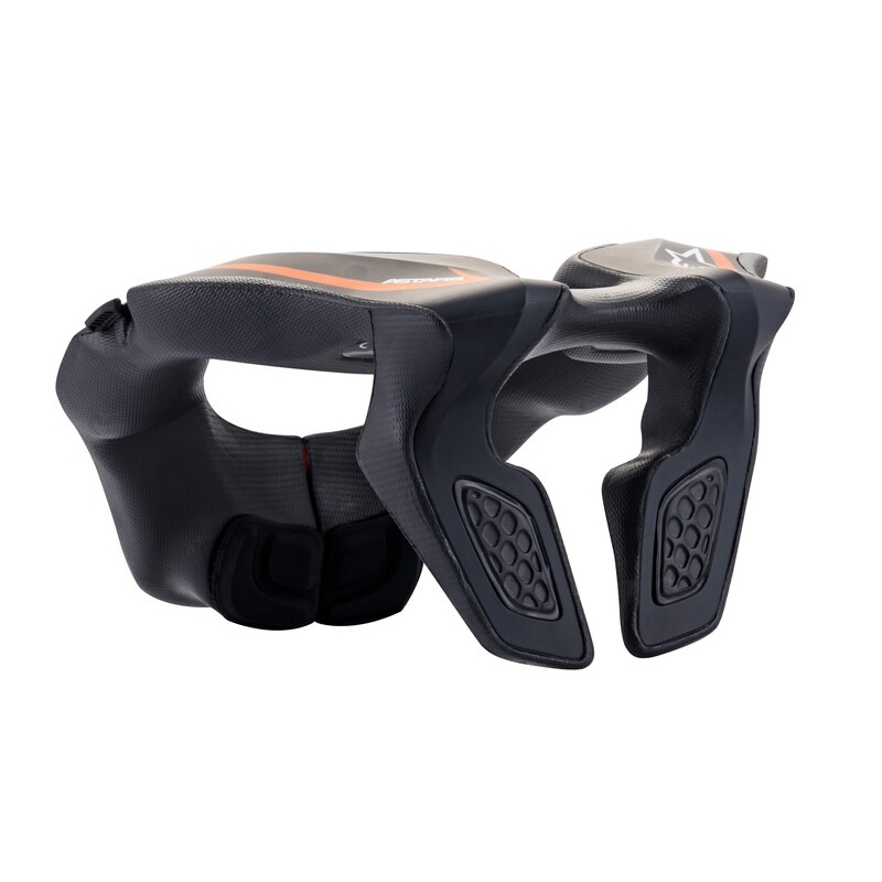 Alpinestars Neck Support Youth Neck Protector negru și portocaliu