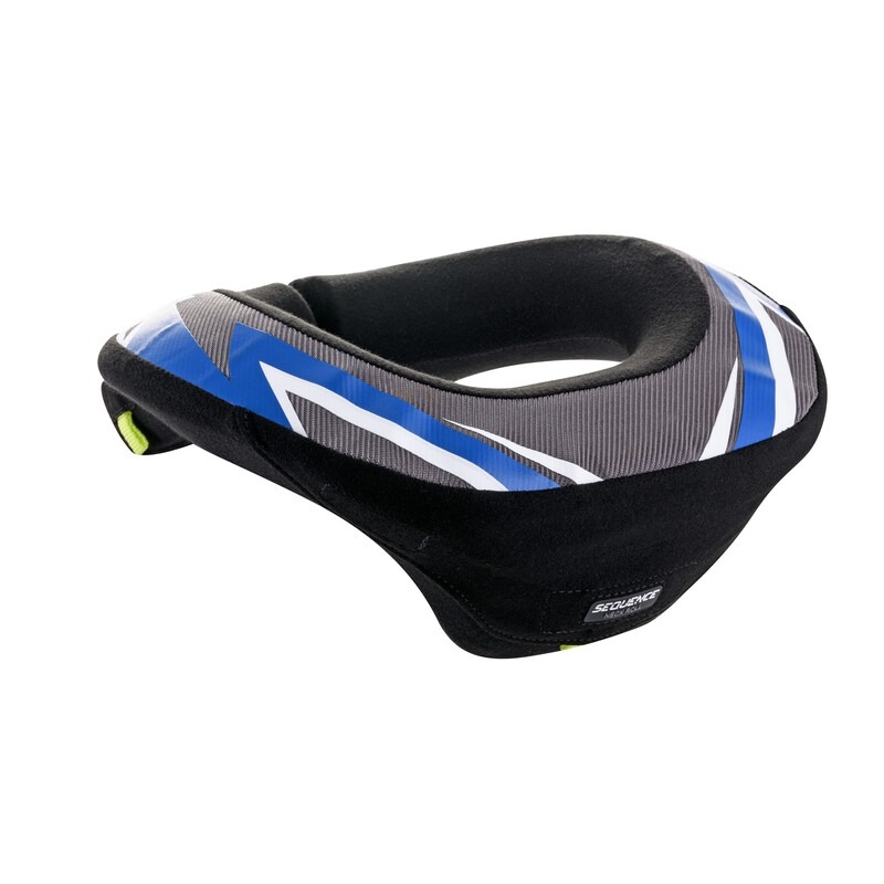 Alpinestars Sequence Youth Neck Protector negru, alb și albastru