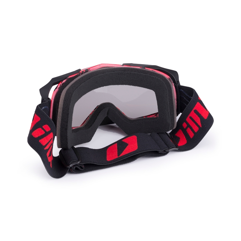 Ochelari de motocros iMX Dust Graphic roșu și negru