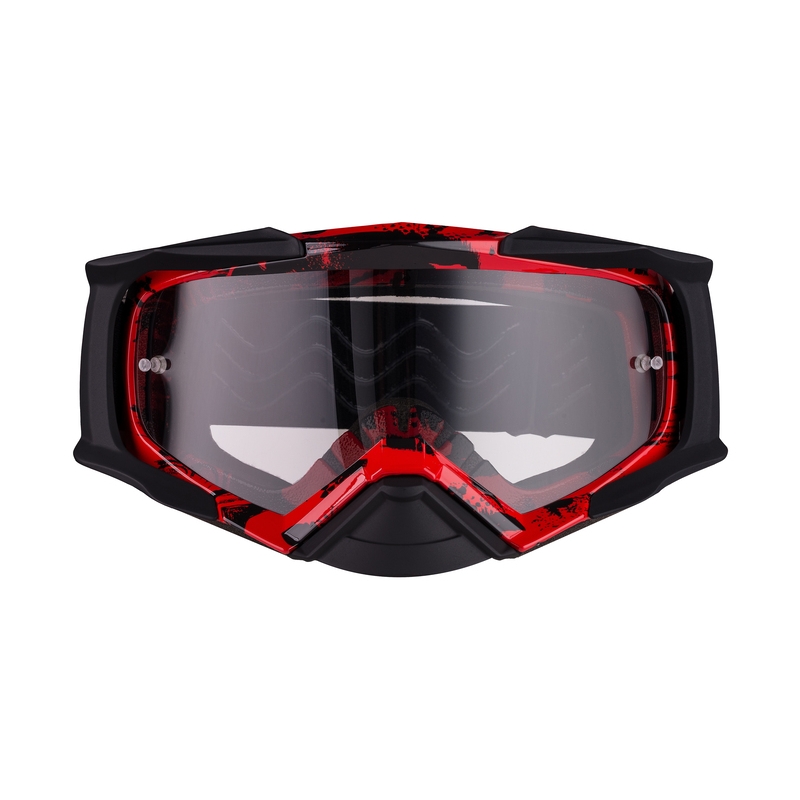 Ochelari de motocros iMX Dust Graphic roșu și negru