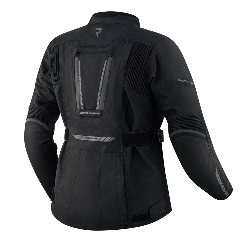 Jachetă moto pentru femei Rebelhorn Hiker III negru lichidare