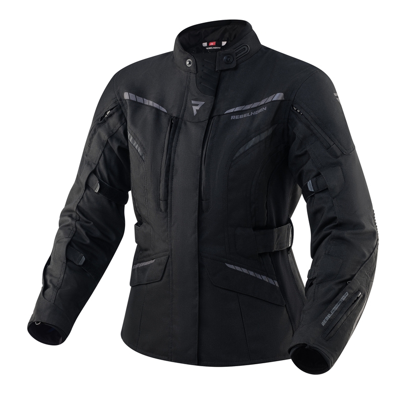 Jachetă moto pentru femei Rebelhorn Hiker III negru lichidare