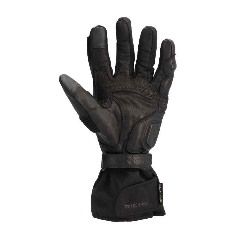 Mănuși de motocicletă RICHA Hypercane Gore-Tex negru lichidare