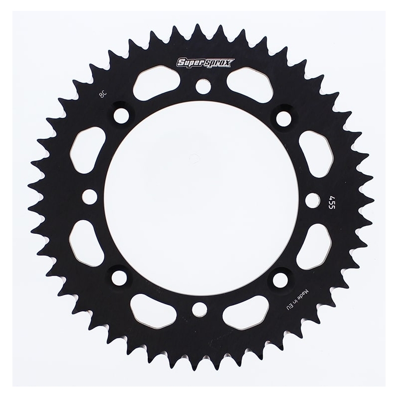 Rear ALU sprocket SUPERSPROX Negru 46T, 420