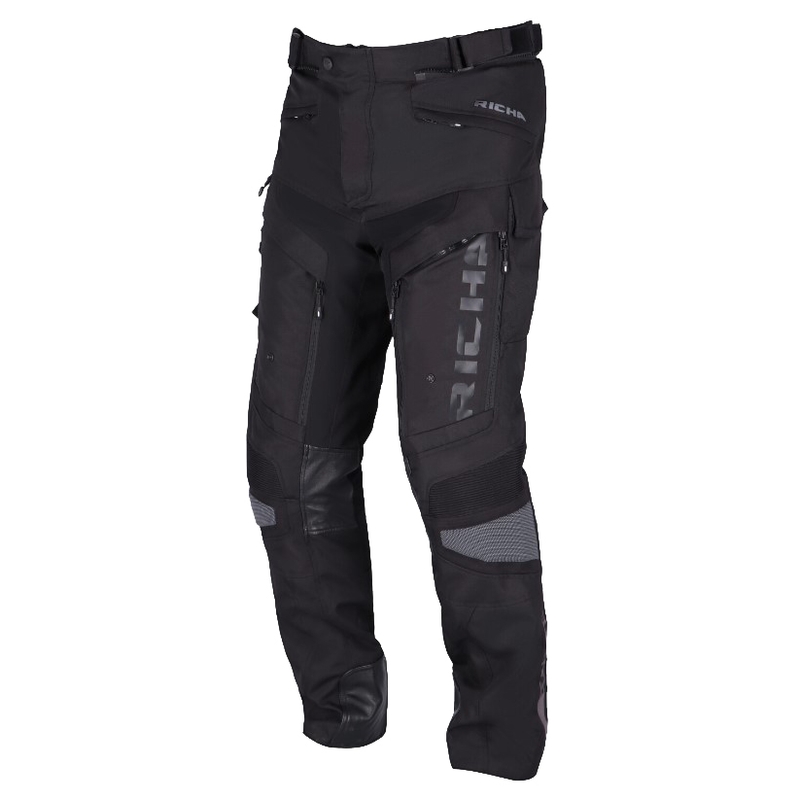 RICHA Infinity 2 Pantaloni moto de aventură RICHA Infinity 2 negru lichidare