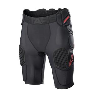 Alpinestars Bionic Pro pantaloni scurți de motocross negru și roșu